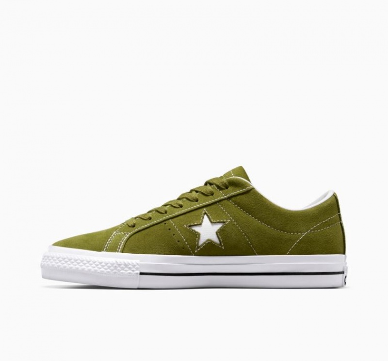 Tenis Skate Converse One Star Pro Hombre Verde | COLOMBIA K6142F